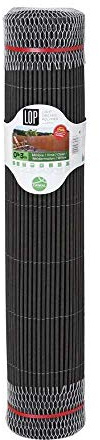 Catral Mimbre Lop Ecológico Antracita Gris para Jardín y Terraza 1.5X3 M | Ideal Para La Decoración De Exteriores, Fácil Instalación En Terraza, Balcón Y Jardín, Resistente Y Duradero