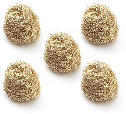 Weller WLACCBS-02 Pulitore per Punta in Spugna di Ottone per Saldatura per la Prevenzione Della Ruggine e L'estensione Della Vita Della Punta, Confezione da 5