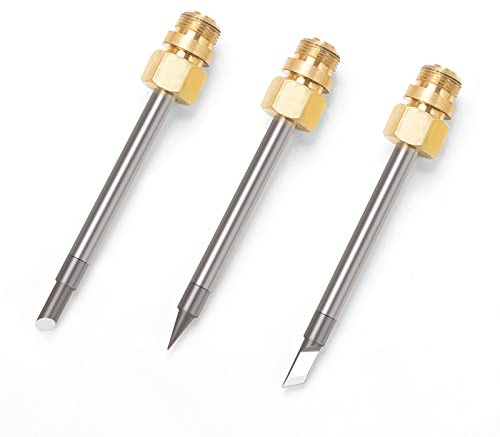 HANDSKIT USB Lötspitzen, Ersatzlötspitzenset für USB Lötspitzen, Dauerlötspitze gerade verlängert bleistiftspitz