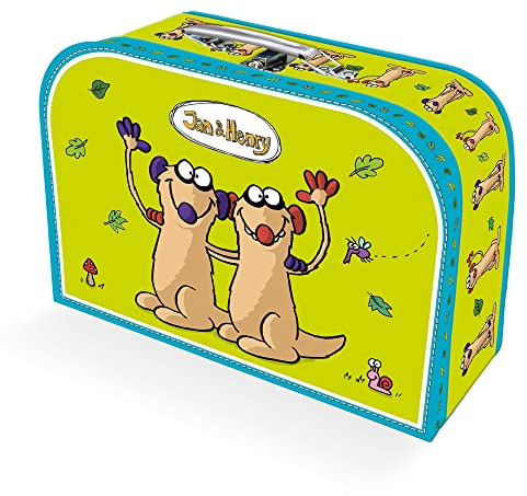 Trötsch Jan und Henry Kinderkoffer groß: Pappkoffer Reisekoffer Kinder Spielkoffer