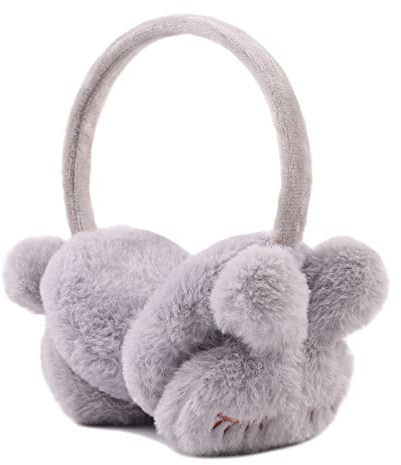 PESAAT Fluffy Ear Muff for Women Plush Winter Girls Boys Ear Warmer