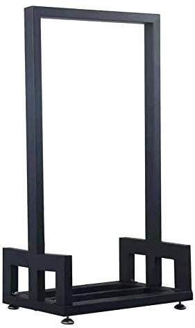 WORDFUN Scaffale per Legna da Ardere Verticale, Portalegna per Camino, Scaffale Portalegna da Esterno, Rack di Legna da Ardere da Interno, Risparmio di Spazio