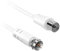 Ekon cavo satellite, connettori tipo F, femmina femmina, 1.5 metri, doppia schermatura, antipiega, soft touch