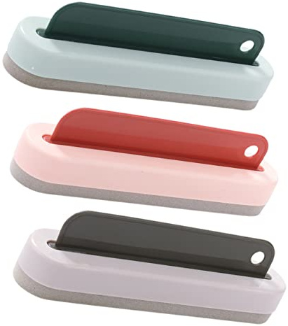 Anneome 3piezas Limpiador De Vidrios Multiusos para Baño Raspador De Ventana y Cepillo para Limpiacristales para Ventana De Vidrio y Limpiaparabrisas Ducha