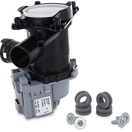 DEKAROX Abwasserpumpe Laugenpumpe für Bosch Siemens 145093 00145093 mit Pumpenkopf und Sieb für Waschmaschine Waschtrockner wie Avantixx Logixx Maxx iQ300 iQ500 iQ700 iQ800 Serie 4 Serie 6