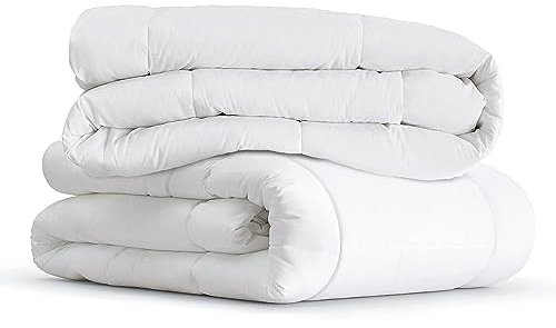 HOMEYA - Edredón de Fibra Duo 4 Estaciones 170 + 260 gr/m2 - Edredón Relleno Nórdico Cama 150, 240 x 220 cm- Suave, Transpirable, 100% Poliester