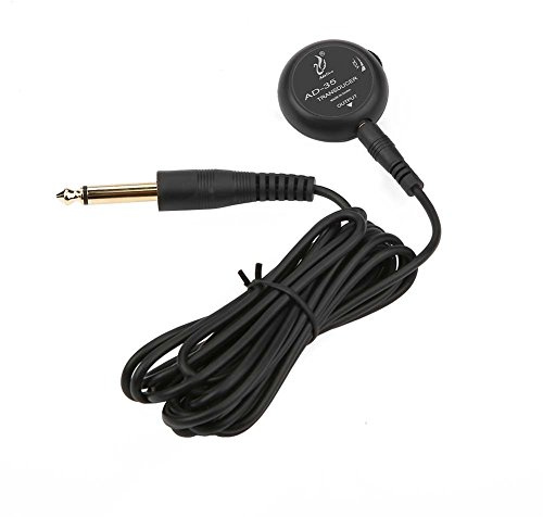Odorkle Gitarren-Tonabnehmer, Mini-Piezo-Tonabnehmer, Akustikgitarren-Wandler für Akustikgitarre, Violine, Ukelele