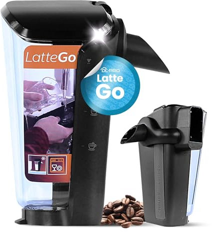 DL-pro Milk Container with Lid C Version Milk Carafe for LatteGo Fully Automatic Coffee Machine 3200 4300 5000 5400 Series EP2030 to EP5934 for Philips CP1199 Replaces 421945100771 421944083391