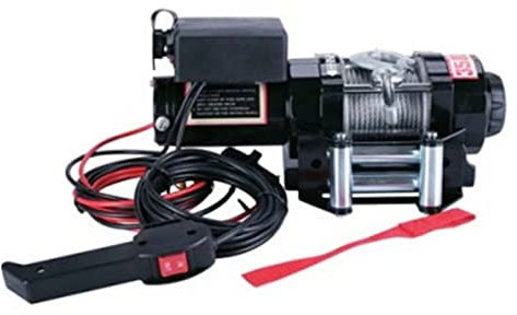Verricello elettrico Paranco elettrico 3500 lbs piccolo verricello elettrico a 3 stadi a velocità variabile a velocità di ingranaggio auto verricello filo corda