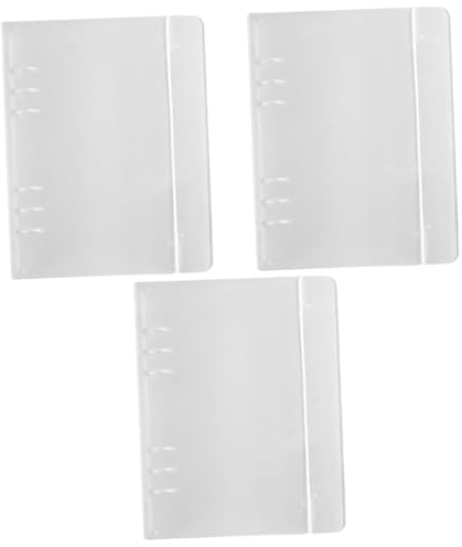 SEWACC 3stücke Pp Schnellhefter Mit Clip Halbtransparentes Design Elastisches Band Für Büro Und Schule Ordner Gemischte Farben