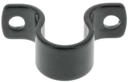 cyclingcolors Aluminium kragen Fensterladen Fensterstopper zur Befestigung Befestigungskragen drehstangenschloss rolladen halterung, schwarz