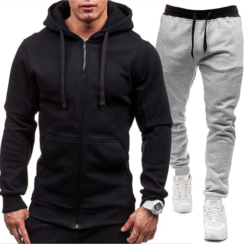 Generico Tuta Da Lavoro Uomo Giacca Antipioggia Felpa Invernale Cotone Con Zip Nera Monouso Giubbotto Leggero Pullover