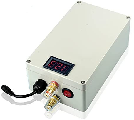 SSCYHT 12V 30000mAh 20000mAh Lithium Battery Pack DC12V Large Capacity Double Copper Column Output Rechargeable Li-ion Battery with Waterproof Case,12V30AH