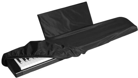 Housse Anti-PoussièRe pour Clavier de Piano pour 61 Touches avec Housse pour Support de Partitions,Housse pour Piano éLectrique