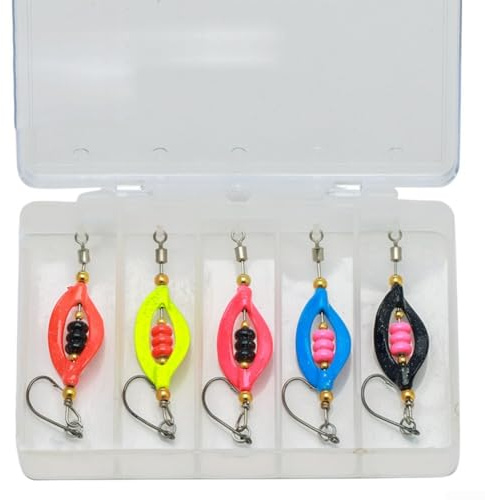 Trout Master Angelköder, 5 Stück, Spinner Twisters mit einzigartigen Eigenschaften, um Ihre Erfolgsrate beim Angeln zu maximieren (Abschnitt B)