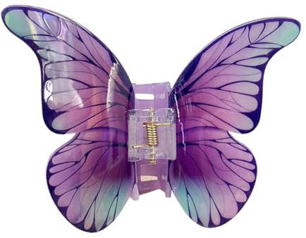 RKJRTK Simulation Schmetterling Haarclip Elegante Haarklaue Barrette Acryl Haarzubehör Für Mädchen Frühlingsklemme Haarzubehör Accessoire