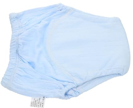 Atmungsaktive Windelhose Blau für Neugeborene, 1 Stück, Baumwolle | Wiederverwendbar, Bequeme Passform, Auslaufsicheres Design, für Babys und Neugeborene