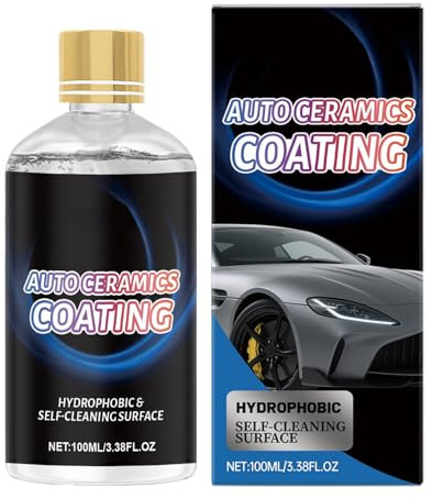 Sigillante in ceramica per auto, 100 ml, lucidante liquido per carrozzeria 'auto, per i proprietari di camion, appassionati di dettagli, berline, SUV e motociclette, guida quotidiana