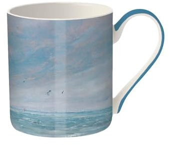 Museums & Galleries Fine Bone China Mug - Coastal Seaside Design by John Constable - The Tate Collection Tea and Coffee Mug - Premium Quality Gift for Home & Kitchen