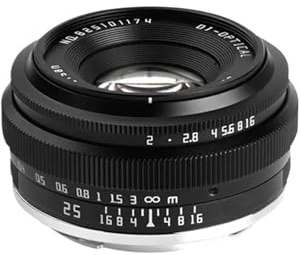 Kompatibel mit Nikon Z 25mm F2 APS-C Festbrennweitenobjektiv mit manuellem Fokus(RF)