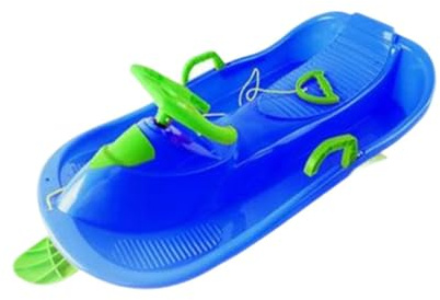 Zanthicia Tis Season For Fun With Versatile Snow Sledge Offering Exciting Outdoor Activities Kids Will Love All Winter Steerable Snow Sled For Kids With, Blue, 102x19x48cm