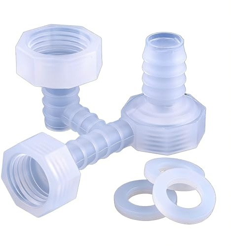 YUAEB biao Boutique Shop UK Connettore Pagoda in plastica con Filettatura Interna, connettore for Tubo Dritto G1/2 Diritta(G1/2-4mm)