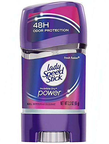 Lady Speed Stick Invisible Dry Power Antiperspirant Deodorant Gel, Fresh Fusion - 2.3 ounce