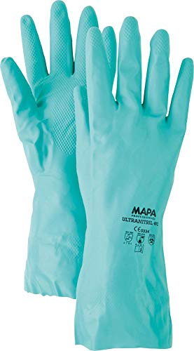 MAPA Professional ULTRANITRIL 492 - Guantes de protección química (1 par)
