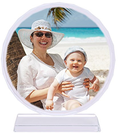 Bilderrahmen 3D Glas Personalisiert Glasfoto Kristallglas Fotorahmen Individuellem Foto Kristall Fotogeschenk Valentinstag Gedruckt Bilder Graviert DIY Familie Glasrahmen Hochzeit Hause Büro Deko