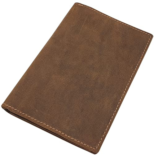 myledershop Büffel-Vollleder Ausweismappe mit 5 Fächer | Dokumentenmappe, Ausweistasche, Ausweishülle, Jagdschein, Waffenschein