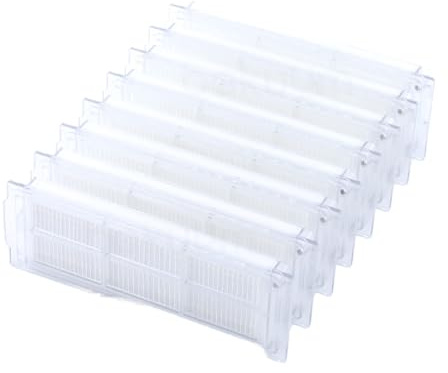 BAKUUM Pack 8 Filtros HEPA, para Cecotec Conga Series 3290, 3390, 3490, 3590, 3690, 3790 y 3890. Filtro para depósito de Polvo y depósito Mixto de Agua.