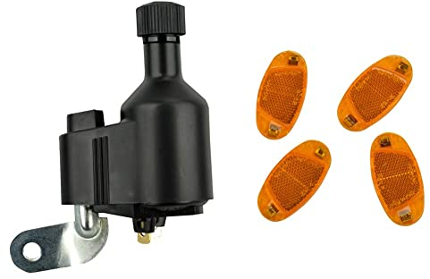 Fischer Unisex Overspanningsbeveiliging Links 6 Volt 3 Watt Dynamo, Schwarz, Uni EU & Unisex Fischer Fahrrad Reflektor 85400 Orange, Gelb, Einheitsgröße EU