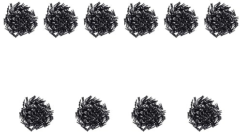 Alipis 1000pezzi Clip Legno Naturale Da Mollette Utili Resistenti Per Foto Articoli Di Artigianato e Decorazioni Nero Clip Multiuso Per Appendere e Organizzare
