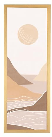 10x30 Frame Gold, Modern 30x10 Picture Poster Frame, Horizontal Vertical Hanging, Ornate 10 by 30 Gallery Family Concert Portrait Photo Frame Anniversary/Birthday/Wedding/Thank you/Christmas Gift