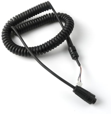Fit Raymarine Ray215 VHF Radio Microfono Microfono Cavo Cavo A Spirale R49060