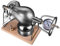 Macchina per Popcorn, Macchina per Popcorn Cinese Ad Alta Pressione, Macchina per Popcorn con Riscaldamento A Fuoco in Acciaio Inossidabile per Feste in Casa(100ML)