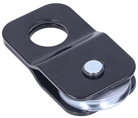 Winch Pulley Snatch Block Duty Steel 4 Ton 8800lbs Capacity Offroad Recovery Tool for Truck Towing Powder Coated