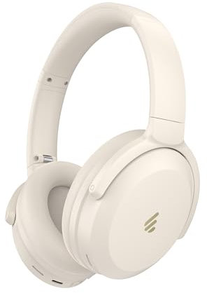 Edifier WH700NB Pro Kabellose Over-Ear Kopfhörer mit -43dB Aktiver Geräuschunterdrückung, Hi-Res Audio, AAC, Bluetooth V5.4, Multi-Point-Verbindung, AI-Klare Anrufe, Schnellladung, Faltbar - Elfenbein