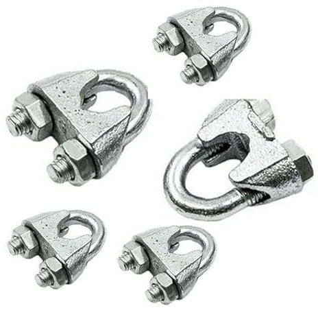 ABAZO Drahtseilklemme Seilklemme in Bügelform für Stahlseile verschiedene Größen (15, 16mm)