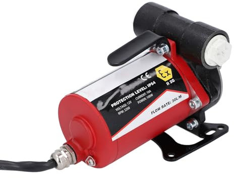 12V Petrol Pump Self-priming Electric Oil Transfer Pump Extractor Fuel Transferring for Petrol Kerosene