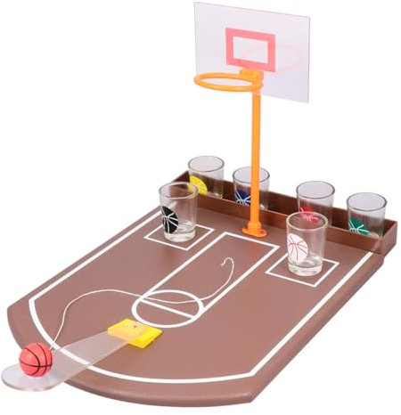 KONTONTY Basketball-trinkspielzeug Aus Acryl Für Bar-unterhaltungszubehör Desktop-Basketball-trinkspiel Einfaches Zu Spielendes Trinkspielzeug