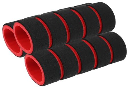 GAROZATION 3pcs Barbell Grips with Anti-slip Sponge Material for Pull-up Bar Handle Covers, Comfortable Gym Bar Protector Pads for Workout and Fitness Equipment Sleeves