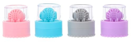 Holibanna 4pezzi Pulitore per Lenti Contatto Portatile Custodia di Pulizia per Lenti Dispositivo di Pulizia Contatto Scatola per Kit per Occhiali Colore Casuale