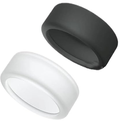 fKiZanthene 2Pcs Silicone Ring Protector, Wedding Ring Protective Cover for Gym Workouts Household Outdoor Activities, Environmental Friendly