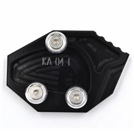 Motorradständer Für KAWASAKI ZX-14R ZX14R ZX 14R ZZR1400 GTR1400 CONCOURS 14 ZZR GTR 1400 2007-2014 Verlängerungspolster Seitenständer-Vergrößerungsplatte(Schwarz)