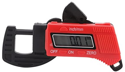 Spessimetro elettronico Misuratore di spessore digitale manuale ad alta precisione da 0-12,7 mm per documenti in filo di pellicola di carta