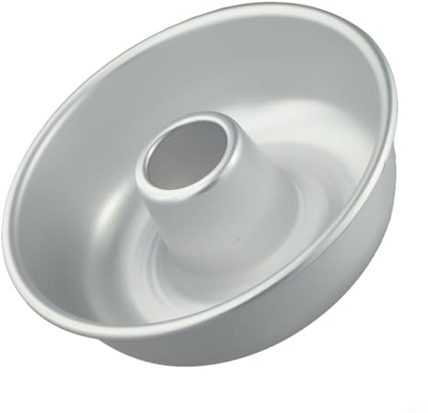 Padella per ciambelle in lega di alluminio, antiaderente, per torte fai da te, decorazione da cucina, facile rilascio e pulizia, argento H02 Dimensioni (H04)