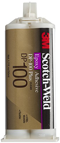 3M Scotch-Weld Epoxy Adhesive DP100 Plus Clear, 1.69 oz (Pack of 1)