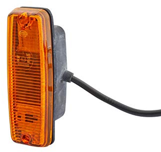 HELLA 2Bm 002 847-021 Feu Clignotant Supplémentaire - Illumination - 12/24V - Couleur Du Voyant: Jaune - Droite/Installation Latérale