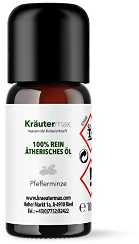 Kräuter Max Ätherisches Öl Pfefferminz Öl Naturrein Minzöl 1 x 10 ml